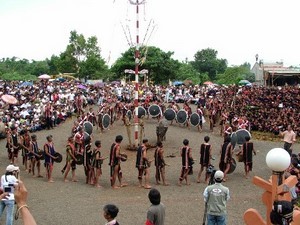 Ритуал закалывания буйвола народности Бана - ảnh 2